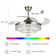 Dayris 42'' Ceiling Fan with LED Lights