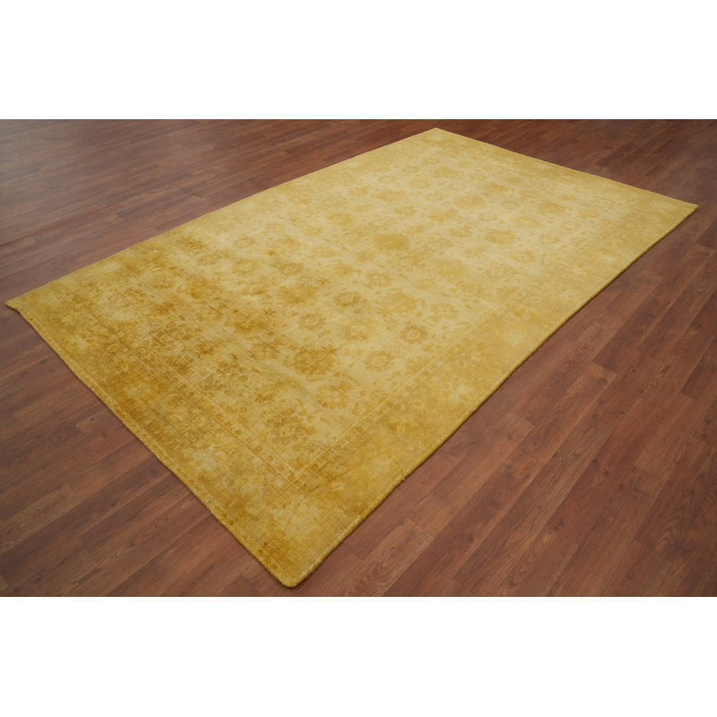Tapis oriental fait à la main Oushak 5 x 8