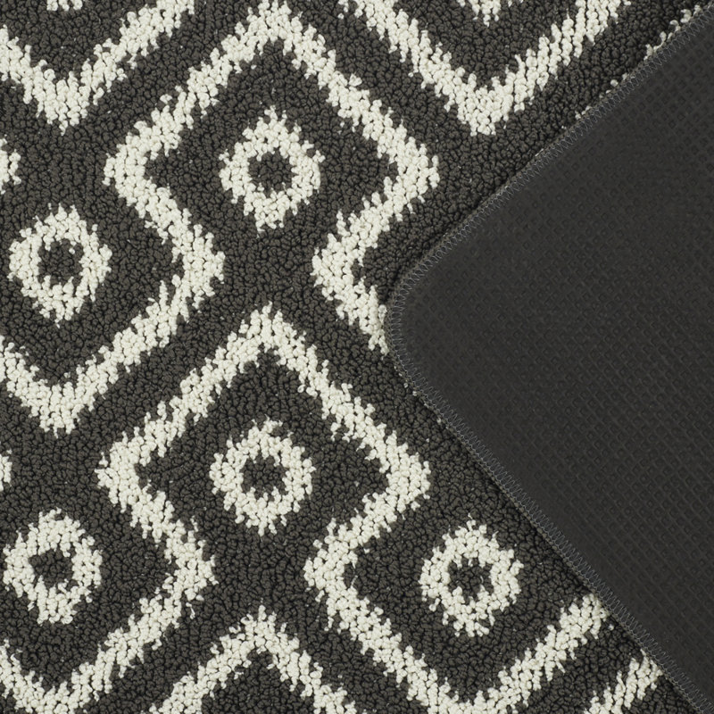 My Stain Resistant Kitchen Mat, Grey, Runner 65 x 200 cm