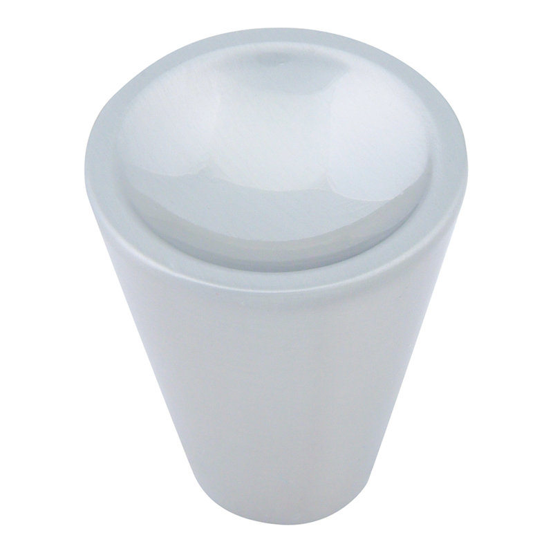 Dap 1" Diameter Conical Knob, Brushed Nickel