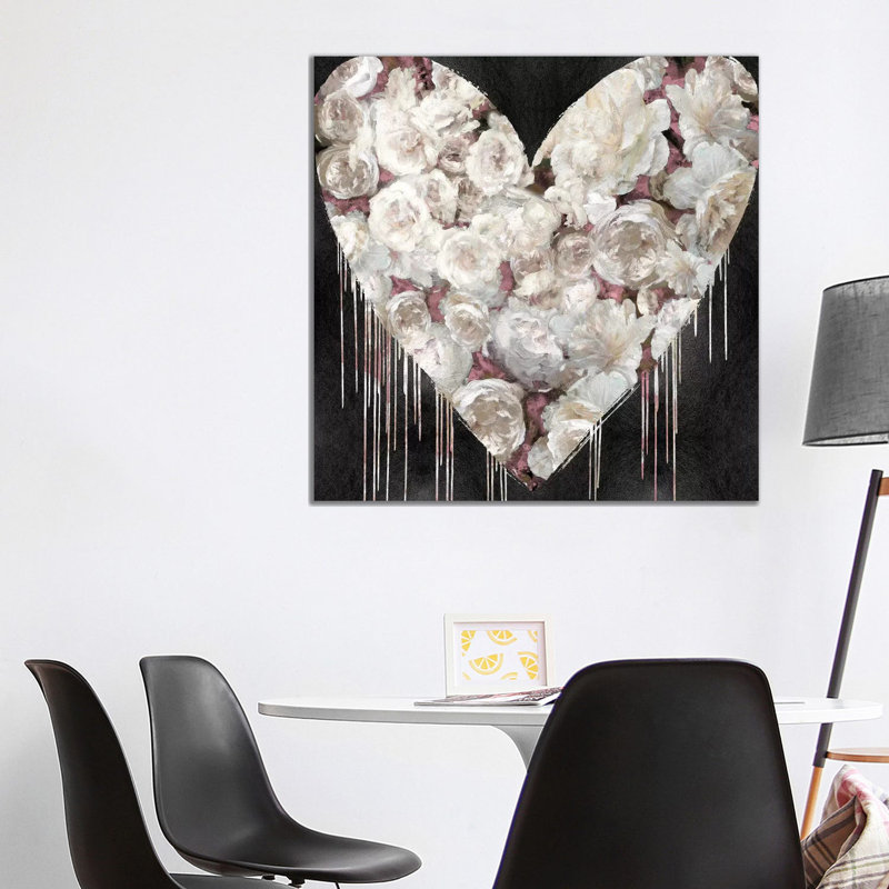 Big Hearted Flowers III by Lindsay Rodgers - Wrapped Canvas Print, 93.98 cm H x 93.98 cm W x 3.175 cm D