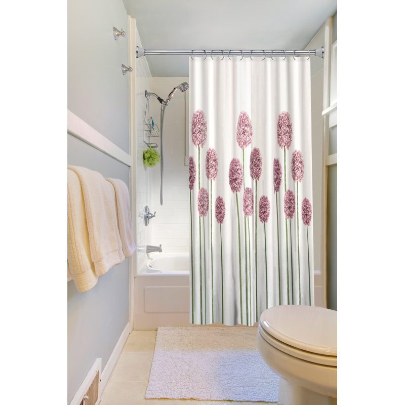 Rideau de douche simple en tissu Kang Allium