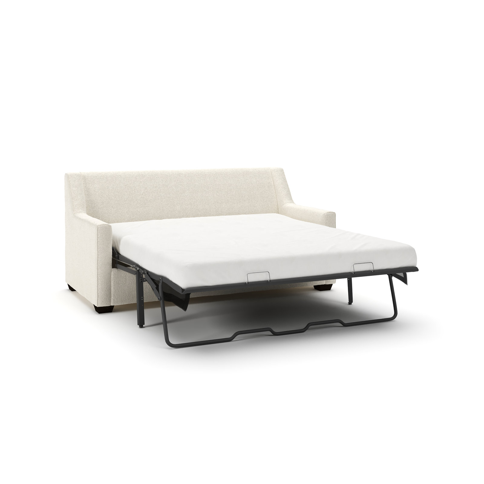 Gemi 72'' Sleeper Sofa, Davis Pearl Performance Bouclé