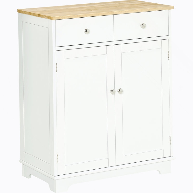 Buffet, armoire de cuisine à porte, rangement pour bar et tiroirs, tablette réglable
