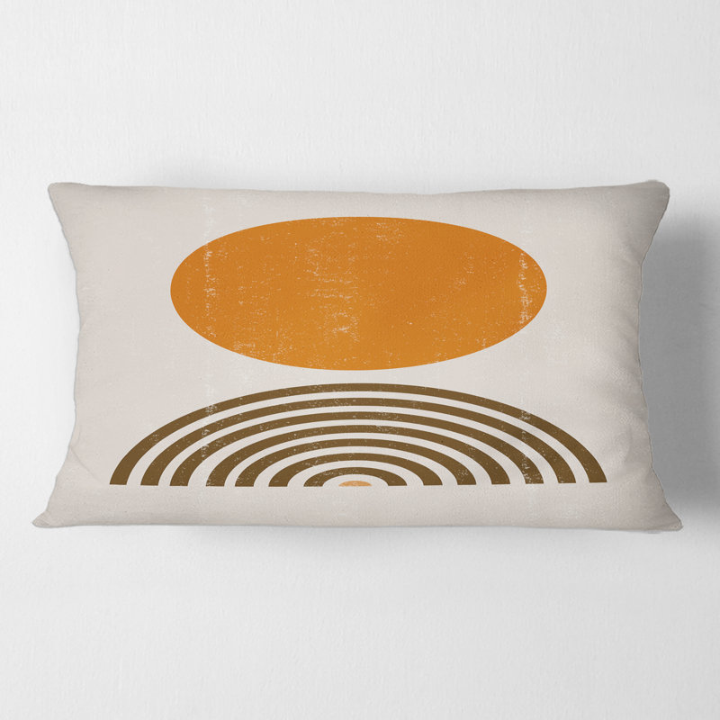 Abstract Throw Pillow