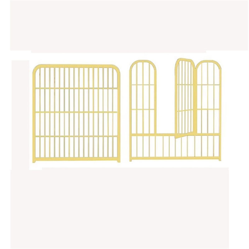 Panel Metal Exercise Pen, 27.55" H x 47.63" W x 23.62" D
