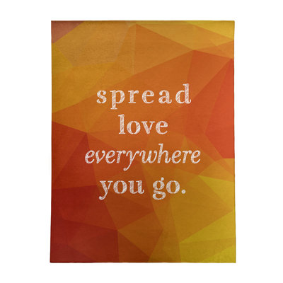 Tapis en polyester imit quote love