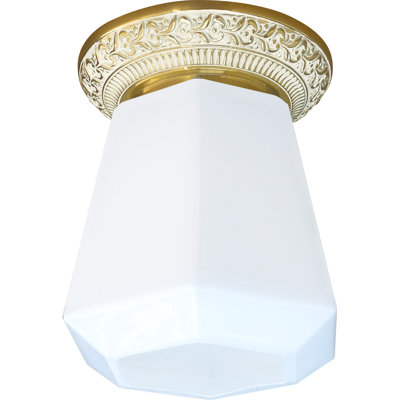 Fosdick Glass LED Semi Flush Mount