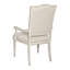 Chaise avec accoudoirs rembourrée Daniella - crème