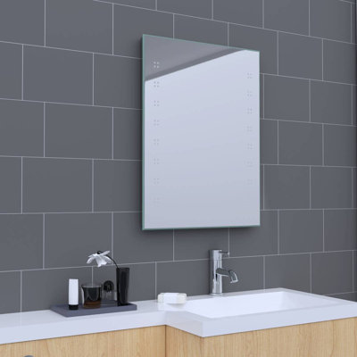 Heberling Metal Flat Wall Mirror
