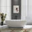 Ergonomic Freestanding Matte White Bathtub For Luxurious Bathroom Comfort