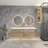 70.4'' Double Bathroom Vanity with Plastic Top-232566091