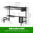 Stainless Rust Resistant Adjustable Over The Sink Dish Rack Single Panel