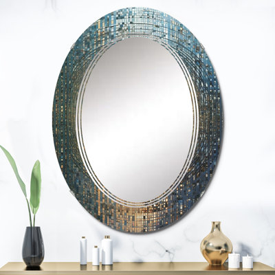 Oval Wall Mirror, Decorative Accent Mirror - Drumbest