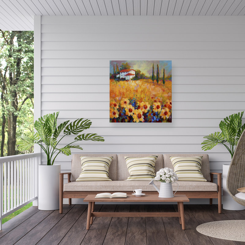 Décoration murale d'extérieur Alaziah, L 18 po x H 18 po