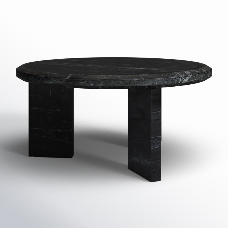 Dakota Marble Coffee Table, Black