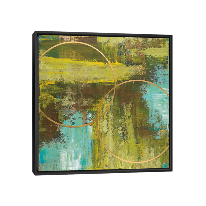 "Aller chartreuse" par Patrick St. Germain, reproduction d'art sur toile tendue, H 18 po x l 18 po x P 1,5 po, Pas de tapis