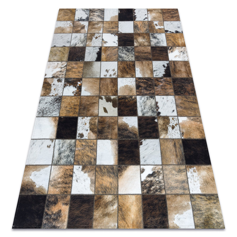 Conkling Patchwork Area Rug, Rectangle 120 x 170cm