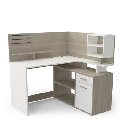 Senovio L-Shaped Writing Desk