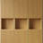 Modern 41" Wide X 59" High Wall-Mounted Oak Bathroom Vanity Mid-Century Floating Narrow Storage Cabinet 
