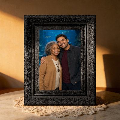 5" x 7" Black 1PC Decorative Picture Frame for Shelf Decor