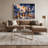 Cities Vienna Austria Gray Canvas Wall Art-1383925219