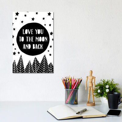 To The Moon 1 Piece Wall Art on Canvas