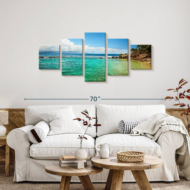 Plage d'Haïti, H 24 po x l 55 po