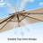 Pulk 120'' x 120'' Square Cantilever Umbrella-66944742