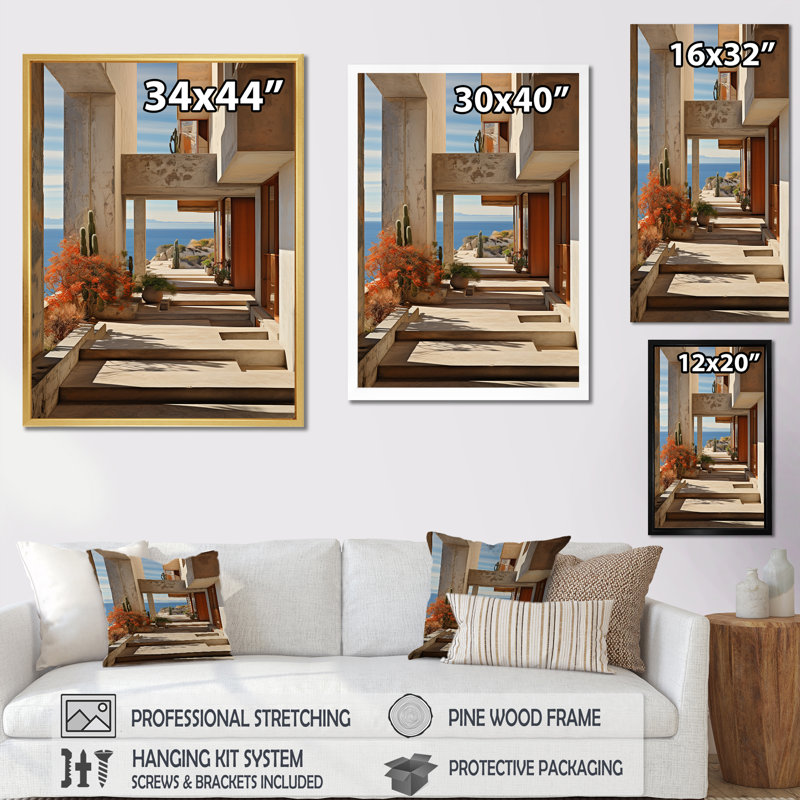 «Pure Serenity Minimalisme Scenery III» sur toile imprimée, Toile tendue, H 40 po x l 30 po