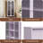 Tall 2-Door Accent Cabinet With Fluted Glass