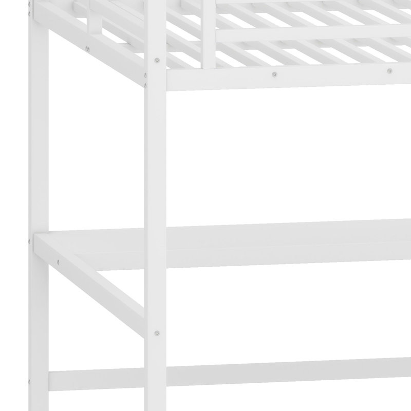 Lit mezzanine avec prises électriques intégrées, éclairage DEL, conception compacte et réduction du bruit