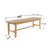 Solid Wood Teak Outdoor Bench