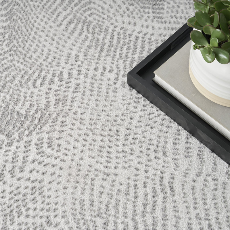 Tapis d'intérieur gris DCLY Central Park West, Rectangle 5 pi 3 po x 7 pi 3 po