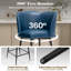 26.8" Faux Leather Swivel Counter Stool-106647193
