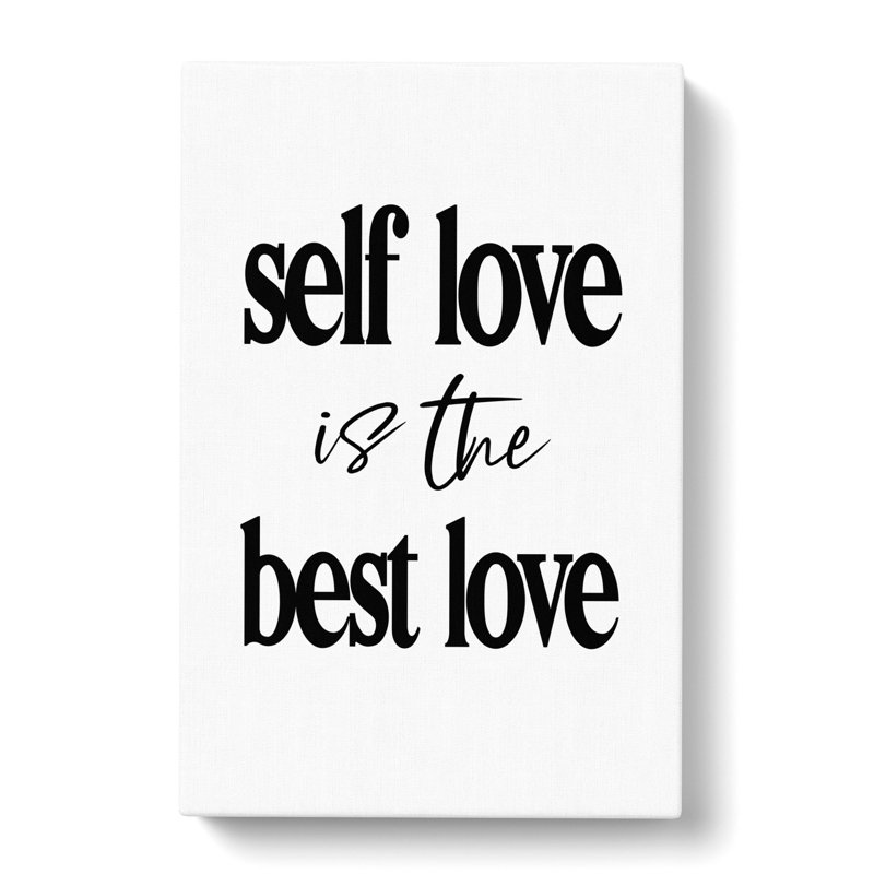 Self Love - Wrapped Canvas, 60cm H x 40cm W x 3cm D