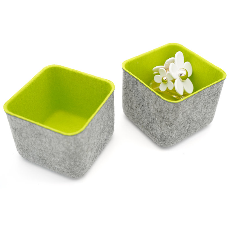 Rangement de bureau Reuben, Vert printanier / gris