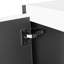 Armoire murale de salle de bain murale, 12 po, fermeture en douceur, mobilier de style fonctionnel, portes fermées, ligne moderne
