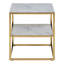 45 cm W Steel Bedside Table