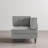 Tufted Corduroy Modular Armchair-1285028545