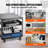 9u 4 Post Open Frame Server Rack Network Enclosure 23''-40'' Adjustable