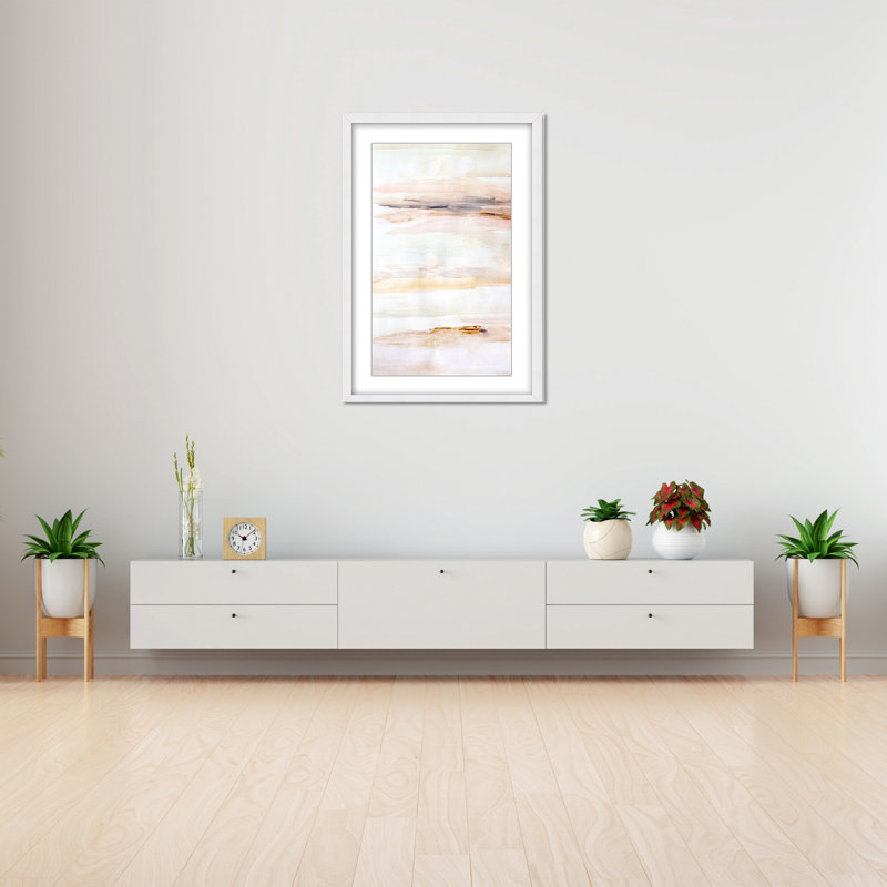 Abstract Summer Dusk, 30" H x 24" W