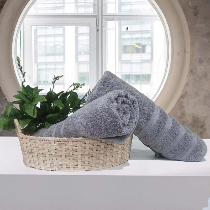 100% Cotton Bath Sheet, Silver