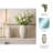 Decorative Glass Tall Vase With Subtle Texture For Home Decor - Elegant Contemporary Table Vase For Accent Flower Arrangement - 10", Gray-1443376399