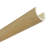 Heritage Timber Adobe Peeled Faux Wood Log Beam, Round, 6"W x 4 1/2"H x 72"L, Primed Tan Finish-117564800-117564799