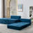 Demariana Modular Sectional: Chic Chenille Sofa With Removable Back Cushion, Single Seat-1974843090