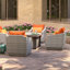 Cannes™ Outdoor 5 - Piece Conversation Set-872452193
