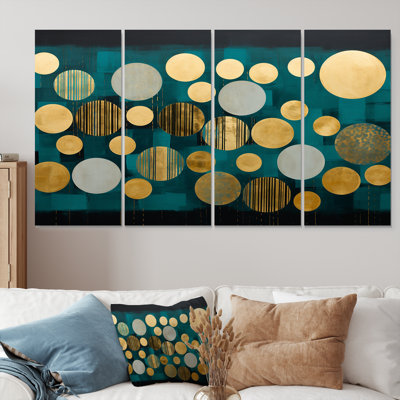 Saroyan - Geometric Wall Art Decor 4 Piece