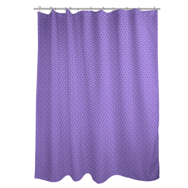 Rideau simple en treillis hexagonal classique, Mauve
