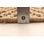 Tapis brun clair en jute tissé à la main Mulvihill